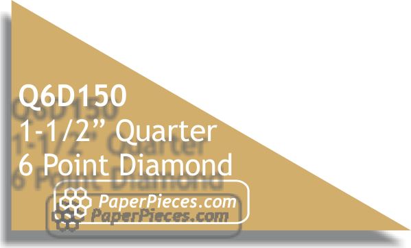 1-1/2" 6 Point Quarter Diamond