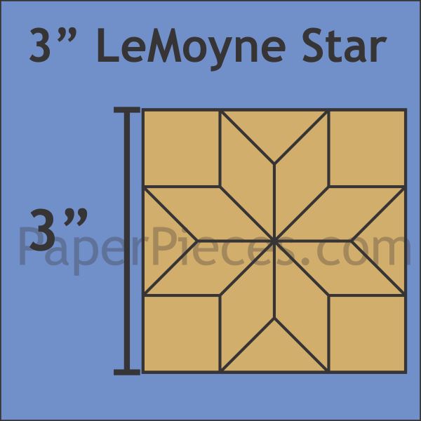 3” Lemoyne Star
