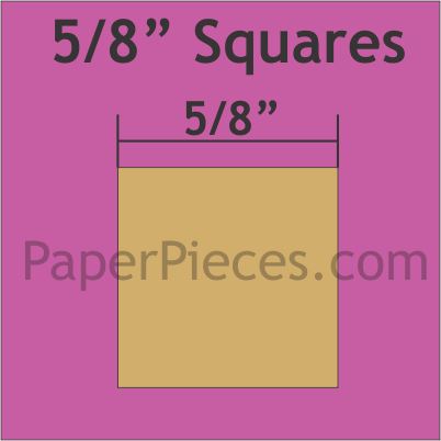 5/8" Squares