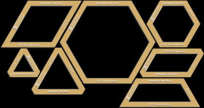 Poinsettia Tree Skirt by Paper Pieces®