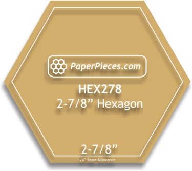 2-7/8" Hexagons