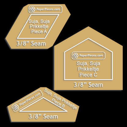 Suja, Suja, Prikkeltje found in Millefiori Quilts 4 by Willyne Hammerstein