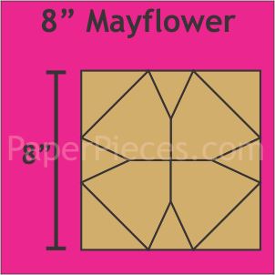 8" Mayflowers