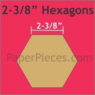 2-3/8" Hexagons