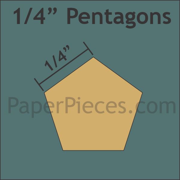 1/4" Pentagon
