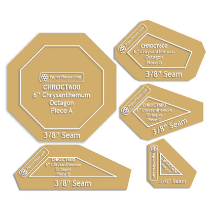 6" Chrysanthemum Octagon