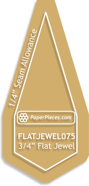 3/4" Flat Jewels