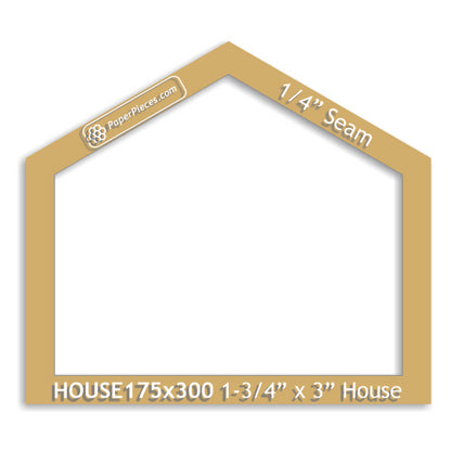 1-3/4" x 3" House