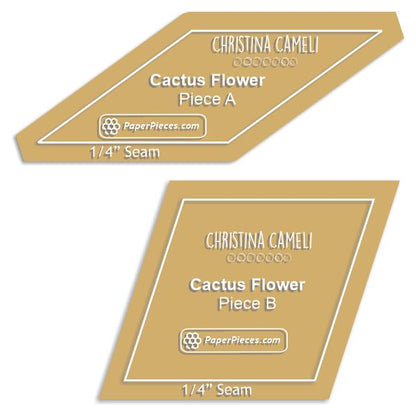 Cactus Flower Table Topper by Christina Cameli