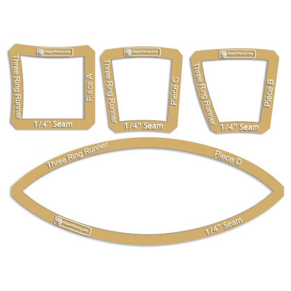 Three Ring Table Runner by Paper Pieces®