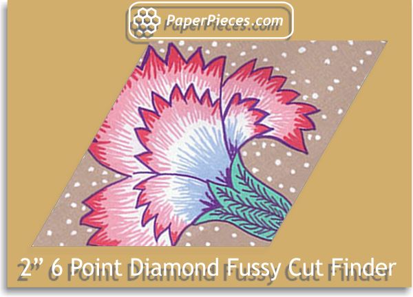 2" 6 Point Diamond Fussy Cut Finder