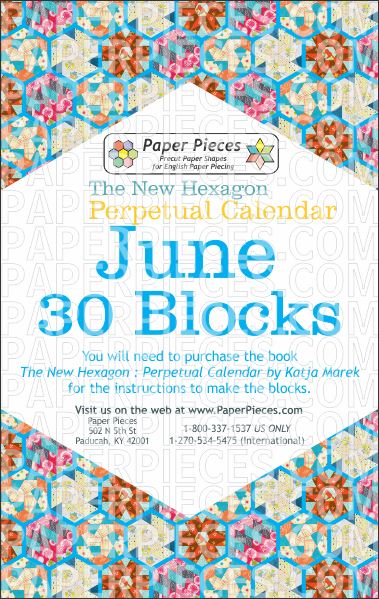 The New Hexagon Perpetual Calendar Piece Packs + Templates