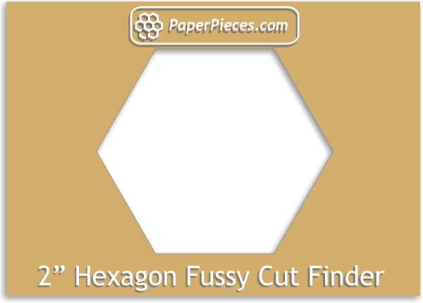 2" Hexagon Fussy Cut Finder