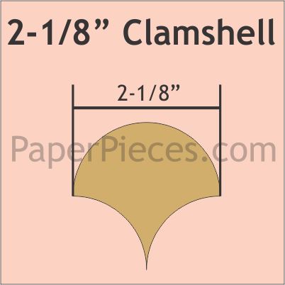 2-1/8" Clamshell