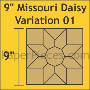 9" Missouri Daisy Variation 01
