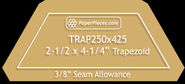 2-1/2" x 4-1/4" Trapezoids
