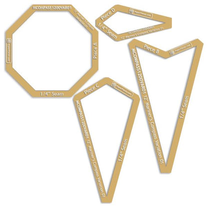 12" Mariner's Compass Variation 01