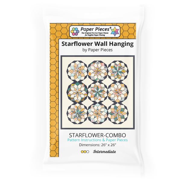 Starflower Wall Hanging by Paper Pieces