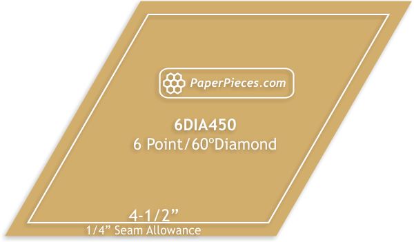 4-1/2" 6 Point Diamonds