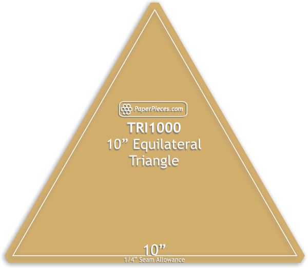 10" Equilateral Triangles