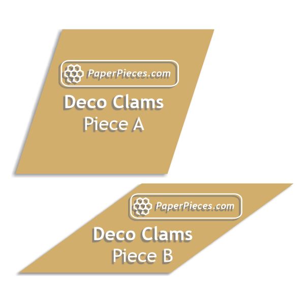Deco Clamshells by Paper Pieces®