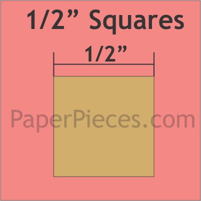 1/2" Squares