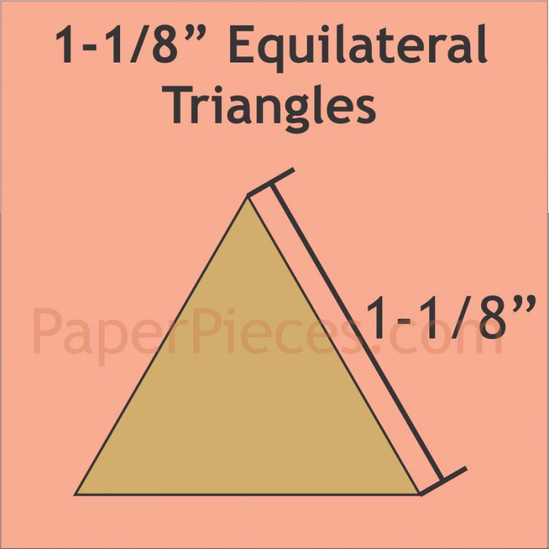 1-1/8" Equilateral Triangle