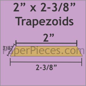 2" x 2-3/8" Trapezoids