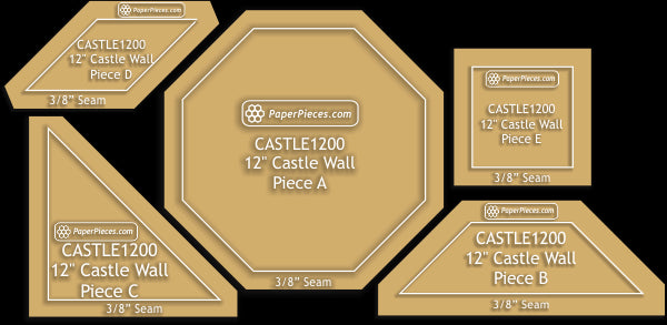 12" Castle Wall Block