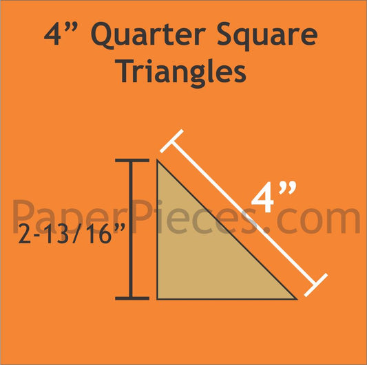 4" Quarter Square Triangles