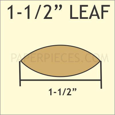 1-1/2" Leaf