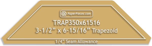 3-1/2" x 6-15/16" Trapezoids
