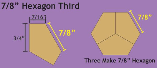 7/8" Hexagon Third