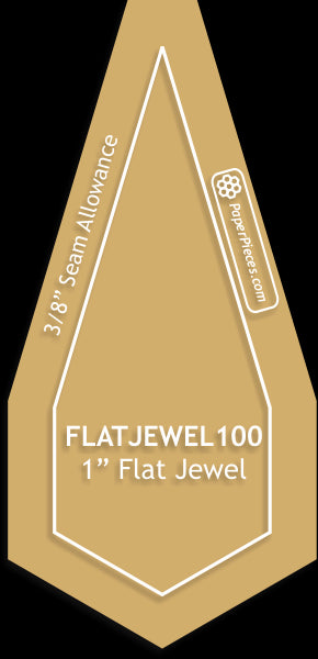 1" Flat Jewels