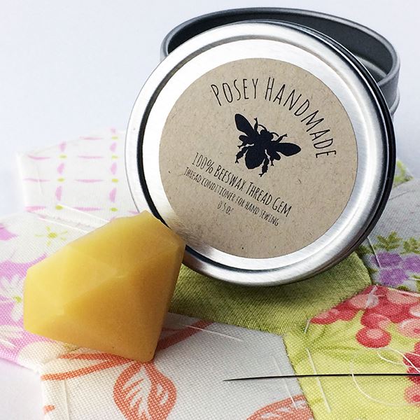 Beeswax Thread Conditioner Gem by Posey Handmade | Paper Pieces #BSWXTHRDGM