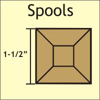 1-1/2" Spool Blocks