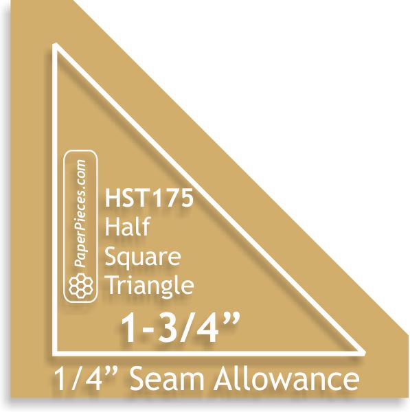 1-3/4" Half Square Triangles