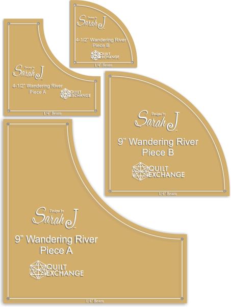 Wandering River (4 Piece Set) By Sarah J Maxwell