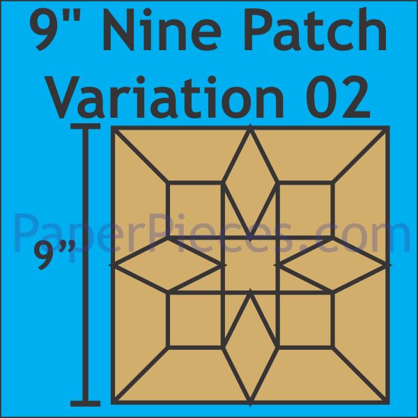 9" Nine Patch Variation 02