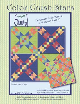 Color Crush Stars pattern by Sarah J Maxwell