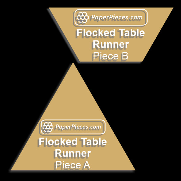 Flocked Table Runner by Paper Pieces®