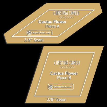 Cactus Flower Table Topper by Christina Cameli