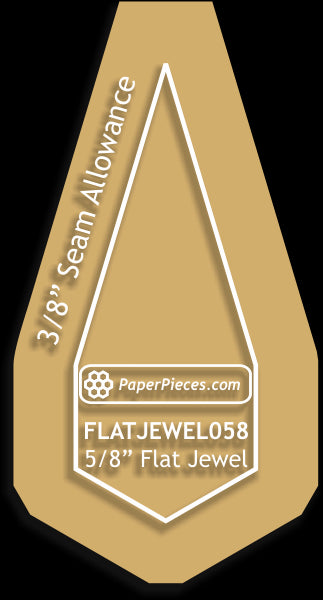 5/8" Flat Jewels