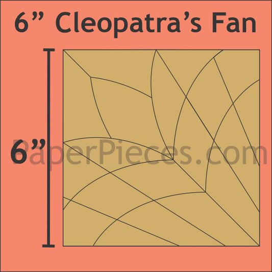 6" Cleopatra's Fan