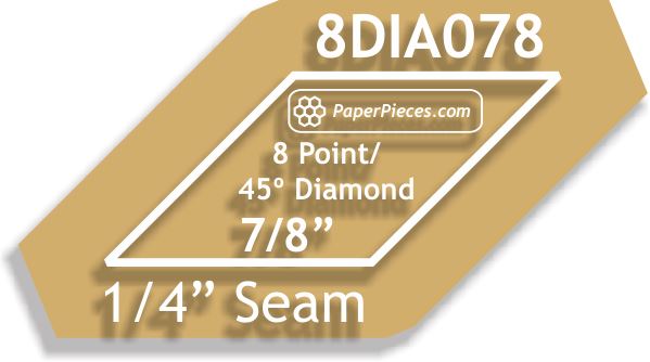 7/8" 8 Point Diamonds