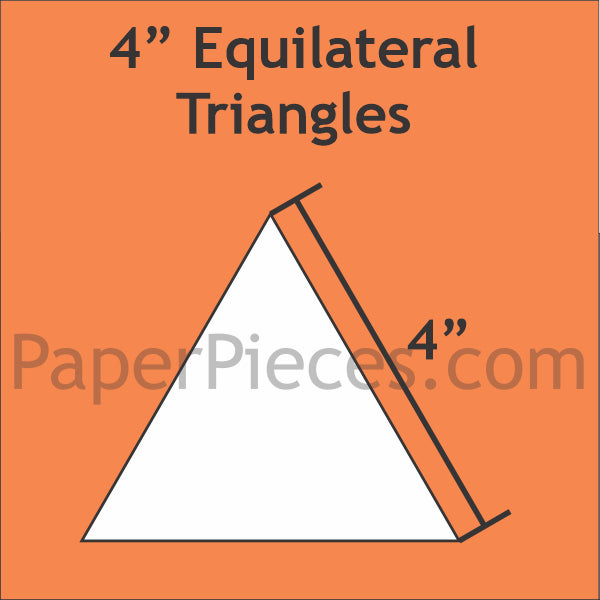 4" Equilateral Triangles