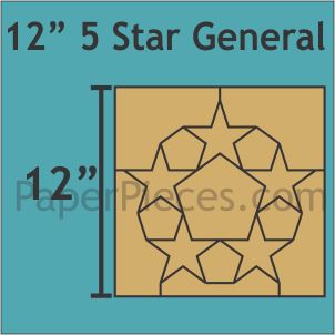 12" 5 Star General Blocks