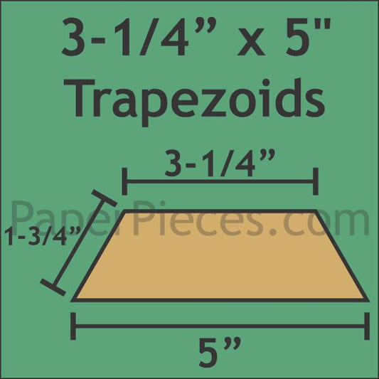 3-1/4" x 5" Trapezoid