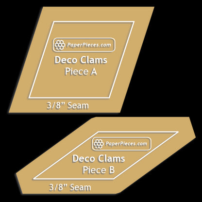 Deco Clamshells by Paper Pieces®