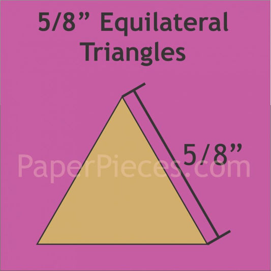 5/8" Equilateral Triangles